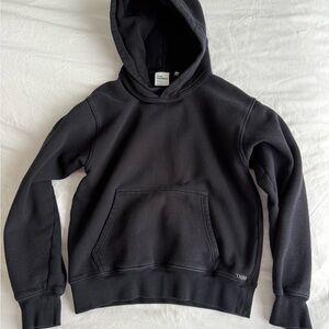Aritzia TNA Black Cozy Fleece Sweatshirt